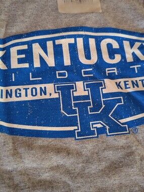University Of Kentucky UK Wildcats Blue 84 Gray Tank Top Size Medium